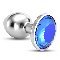 Crushious Bijou - Anale Sieraad Plug - Klein - Blauw (799632355281)