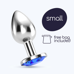 Crushious Bijou - Anale Sieraad Plug - Klein - Blauw (799632355281)