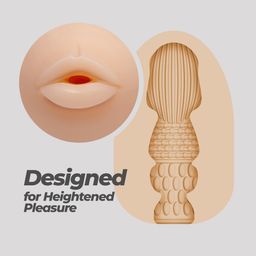 Crushious Ezy Egg - Masturbator Ei - Mond - Rood (7403254162037)