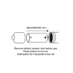 Rocks-off Vibrerende Bullet met 1 Snelheid - 3.15 / 80 mm (811041010060)