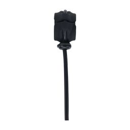 Levelz by shots Afneembare Brede Verstelbare Siliconen Lasso Cockring - 5mm - Zwart (8714273063991)
