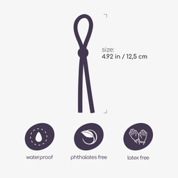 Crushious Billy the Ring - Silicone Verstelbare Cockring - Zwart (7403254150317)