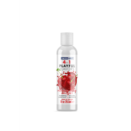 Swiss navy 4 in 1 Playful Flavors - Lubricant with Poppin Wild Cherry Flavor - 1 fl oz / 29,5 ml (699439005627)