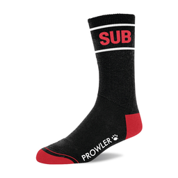 Prowler red Sub Sokken - Zwart/Rood (5056341213239)