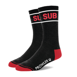 Prowler red Sub Sokken - Zwart/Rood (5056341213239)