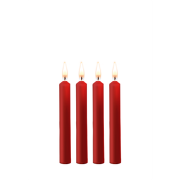 Ouch! by shots Plagerige Wax Kaarsen - 4 Stuks - Rood (8714273544971)