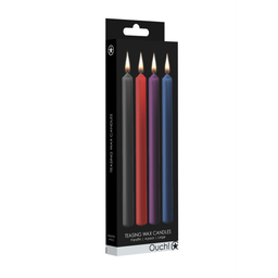 Ouch! by shots Teasing Wax Kaarsen - 4 Stuks - Groot - Multicolor (8714273545015)