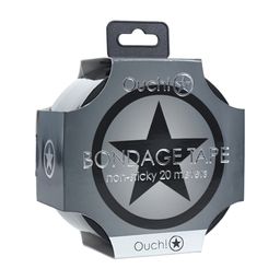 Ouch! by shots PVC Niet-Plakband - 20 m - Zwart (8714273028389)