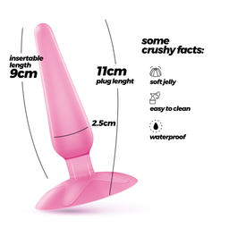 Crushious Jolly - Anale Plug - Roze (799632355335)