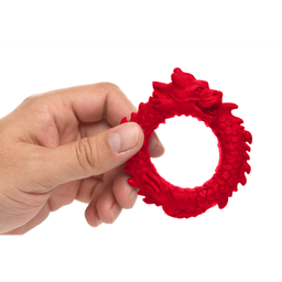 Xr brands Rise of the Dragon - Siliconen Cockring - Rood (848518053305)