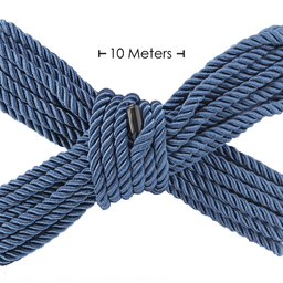 Ouch! by shots Polyester Bondage Touw - 10 m - Marineblauw (8714273059420)