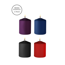 Ouch! by shots Tease Candles - Mix - 4 Stuks - Multicolor (7423522536513)