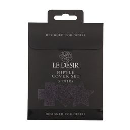 Le désir by shots Tepelbedekkingset - Kruis Ster Hart - Zwart (8714273028068)