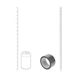 Ouch! by shots PVC Niet-Plakband - 20 m - Zilver (8714273028433)