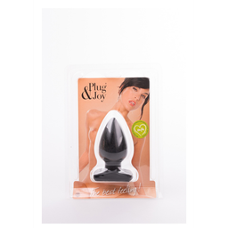 All black Buttplug en Joy - M - Zwart (5420044203475)
