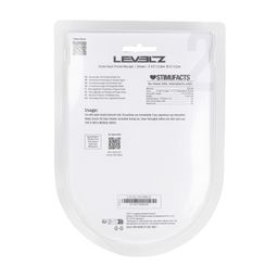 Levelz by shots Dubbele Ripple Siliconen Prostaat Massager - Zwart (8714273066305)