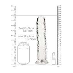 Realrock by shots Rechtdoorn Dildo met Zuignap - 9'' / 23 (8714273522818)