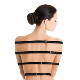 Ouch! by shots Volledige Lichaams Bondage Riemen - Zwart (8714273048073)