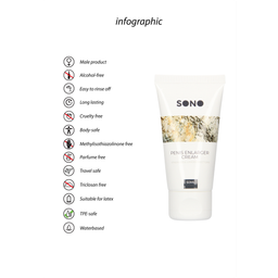 Sono by shots Penis Vergrotende Crème - 1,7 fl oz / 50 ml (7423522441473)