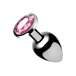 Xr brands Roze Edelsteen - Butt Plug - Medium (848518029867)
