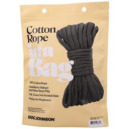 Doc johnson Katoenen Touw - 32 ft - Zwart (782421087746)