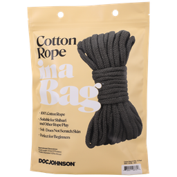 Doc johnson Katoenen Touw - 32 ft - Zwart (782421087746)