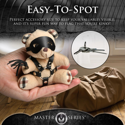 Xr brands BDSM Teddy Bear Sleutelhanger - Tan (848518050533)
