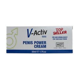Hot V-Activ - Penis Power Cream voor Mannen - 2 fl oz / 50 ml (4042342000382)
