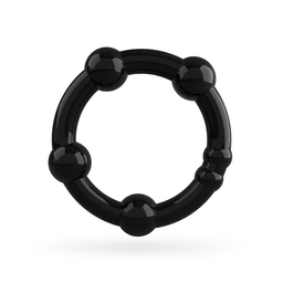 Crushious Triple Bead - Cockring Set - Zwart (799632354734)