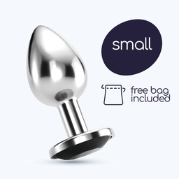 Crushious Bijou - Anale Sieraad Plug - Klein - Zwart (799632355229)