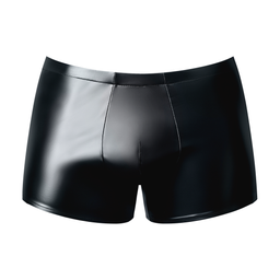 Male power Wetlook Pouch Short - S - Zwart (845830095044)