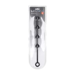 Levelz by shots Ronde Siliconen Anale Ballen - M - 30mm - Zwart (8714273066831)