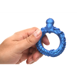 Xr brands Poseidon's Octo-Ring - Siliconen Cockring - Blauw (848518053299)