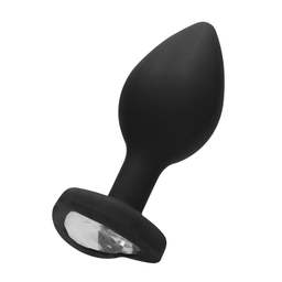 Ouch! by shots Diamond Heart Butt Plug - Regular (8714273530530)