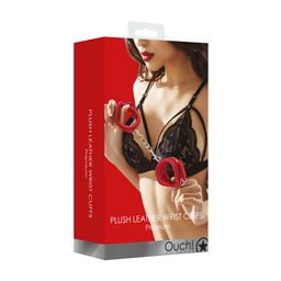 Ouch! by shots Pluche Leren Handboeien (8714273927705)