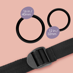 Crushious Snap Strap - Strap-on Harnas - Zwart (799632354277)