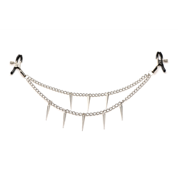 Xr brands Dagger - Dubbel Ketting Tepelklemmen (848518052773)