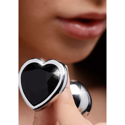 Xr brands Zwart Hart - Butt Plug - Klein (848518037954)