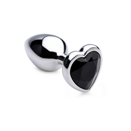 Xr brands Zwart Hart - Butt Plug - Klein (848518037954)