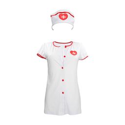 S-line by shots Verpleegster Kostuum - S/M - Wit (8714273039002)