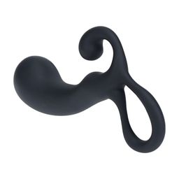 Levelz by shots Lamp met Lussen Silicium Prostaat Massager - L - Zwart (8714273066459)