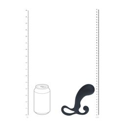 Levelz by shots Lamp met Lussen Silicium Prostaat Massager - L - Zwart (8714273066459)
