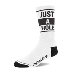 Prowler red Just A Hole Sokken - Wit/Zwart (4890808277034)