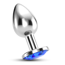 Crushious Bijou - Anale Sieraad Plug - Groot - Blauw (799632355304)