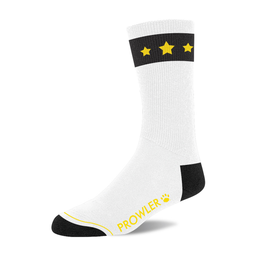 Prowler Gold Star Sokken - Wit/Zwart/Goud (5056341213192)