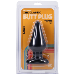 Doc johnson Klassieke Butt Plug - Groot - Zwart (782421110802)