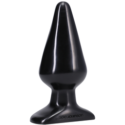 Doc johnson Klassieke Butt Plug - Groot - Zwart (782421110802)