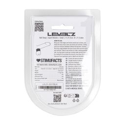 Levelz by shots Vloeibare Silicoen Balriem - S - 34mm - Zwart (8714273062161)
