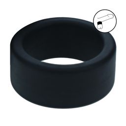 Levelz by shots Vloeibare Silicoen Balriem - S - 34mm - Zwart (8714273062161)