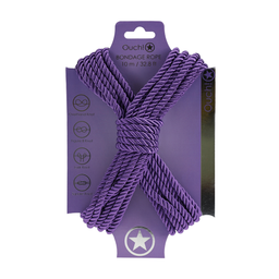 Ouch! by shots Polyester Bondage Touw - 10 m - Paars (8714273059451)
